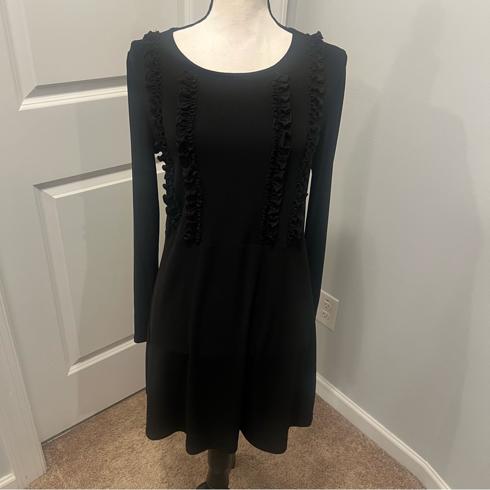 BCBGeneration Chic Black Long Sleeve Dress